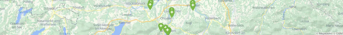 Map view for Pharmacies emergency services nearby Laakirchen (Gmunden, Oberösterreich)